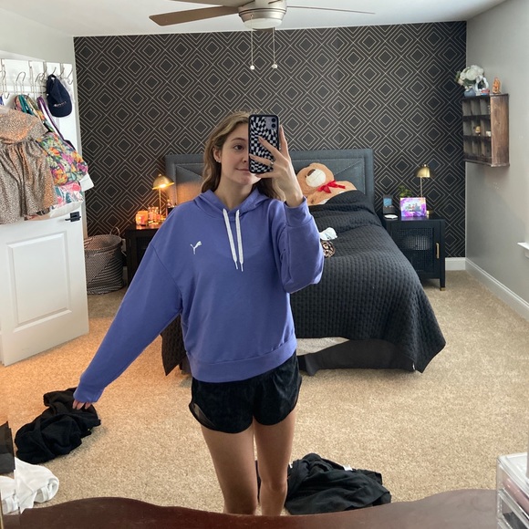 Puma Purple Hoodie - Picture 2 of 4